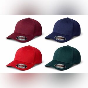 Men's Classic Cap - Red, Blue, Green, Burgundy